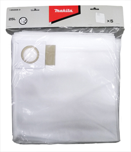 MAKITA Pölypussi fleece kangasta 5 kpl 195558-3 - Pölypussit ja suodattimet - 088381370486 - 1