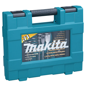 MAKITA Poranterä- ja ruuvikärkisarja 71 osaa D-33691 - Poranterä- ja konekärkisarjat - 088381360586 - 1
