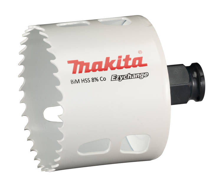 MAKITA Reikäsahanterä BiM 64 mm, Coboltti 8%, Ezychange E-03888 - Reikäsahanterät - 088381562126 - 1