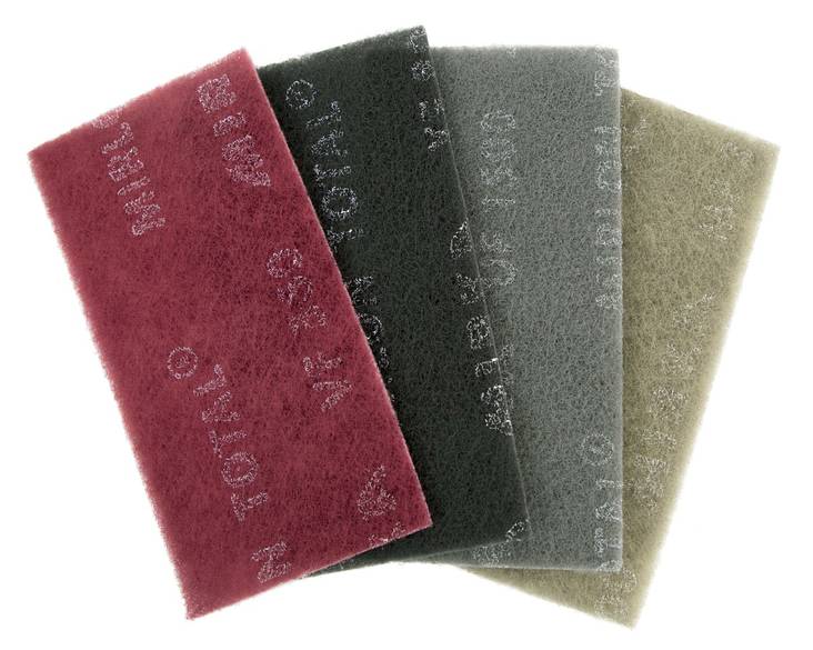 MIRKA MIRLON TOTAL 115x230mm VF 360 punainen, 25 kpl/pakk - Hiomaliuskat 115x230mm - 6416868511796 - 1