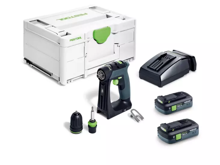 FESTOOL CXS 18 TBX 4,0 I-Plus Akkuruuvinväännin 579345 - Festool 18V Porat ja ruuvinvääntimet - 4014549480366 - 1