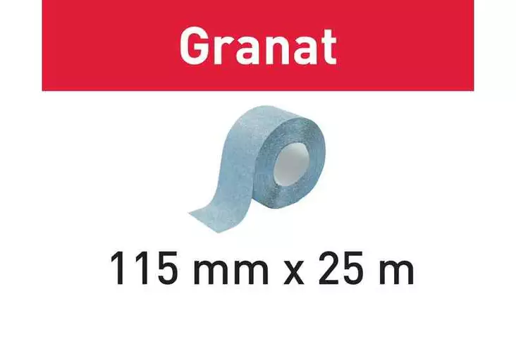 FESTOOL Hiontarulla 115x25m P60 GR Granat 201104 - Festool Käsihionta - 4014549253946 - 1