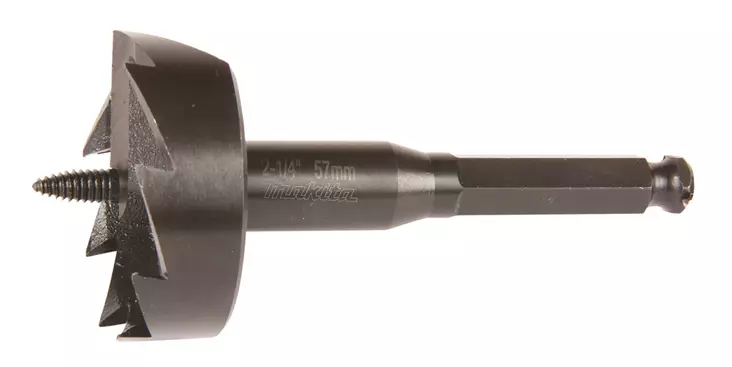 MAKITA Itsesyöttävä puuporanterä 57 mm (2-1/4") D-74382 / D-30025 - Makita Läpivientiporanterät - 088381587426 - 1