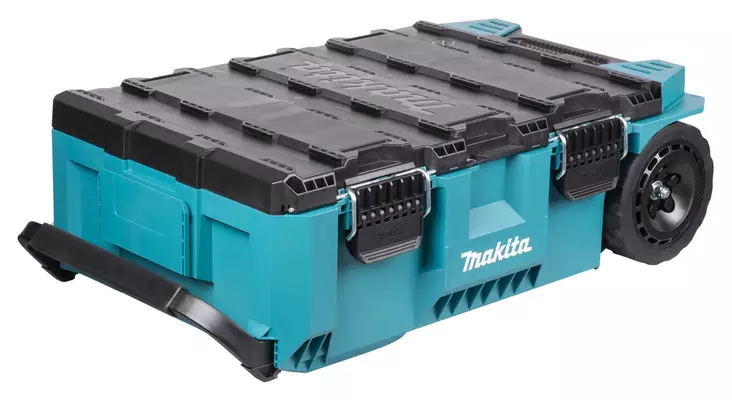 MAKITA MAKTRAK kuljetuslaatikko pyörillä ja vetoaisalla P-91001 - Maktrak järjestelmä - 197050367556 - 1