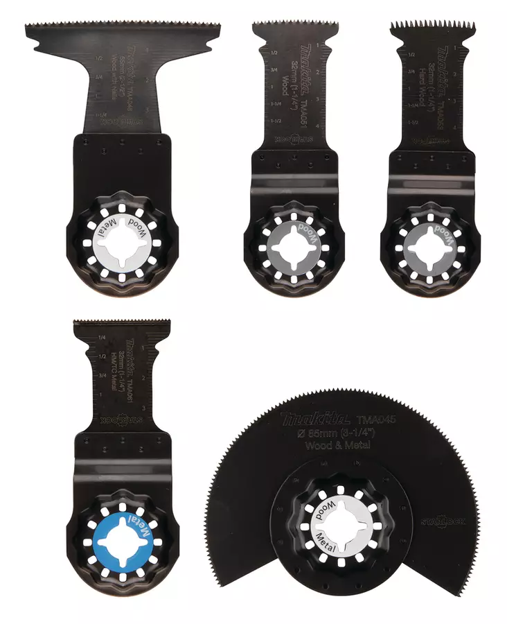 MAKITA Monitoimikoneen teräsarja sahaukseen E-24935 - Starlock terät - 197050364876 - 1