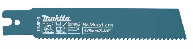 Makita Puukkosahanterä BiM 145 x 1,6 mm metalli 5 kpl E-26191 - Puukkosahanterät - 197050369666 - 1