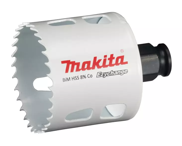 MAKITA Reikäsahanterä BiM 56 mm, Coboltti 8%, Ezychange E-03850 - Makita Reikäsahanterät - 088381562096 - 1