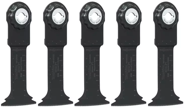 MAKITA Starlock Max Sahanterä upotukseen, leveys 52 mm 5 kpl B-66416-5 - Starlock Max terät - 088381792066 - 1