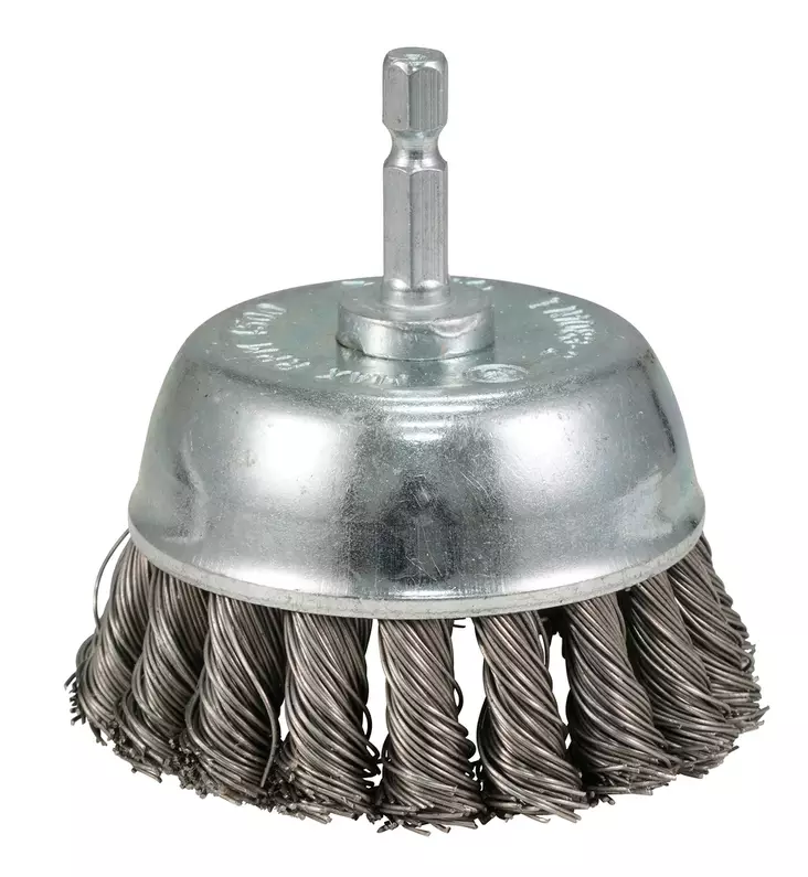 MAKITA Teräsharja rst 75 mm punottu kuppiharja D-76700 - Terasharjat - 088381792486 - 1