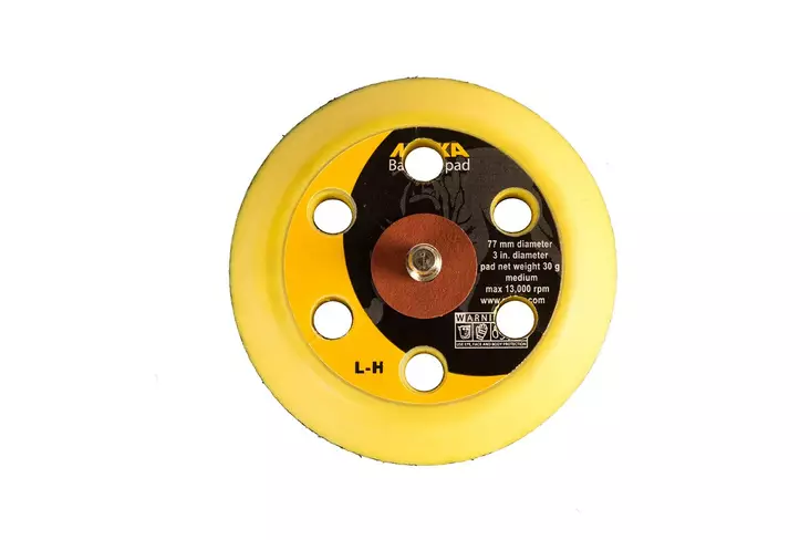 MIRKA Alustalla 77mm 1/4" tarra 6R medium - Mirka Alustallat hiomakoneille - 6416868938326 - 1