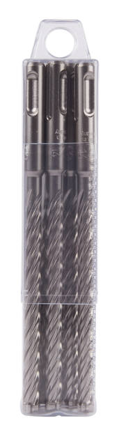 MAKITA Poranterä SDS-PLUS 8 x 165 mm, 4-leikkuinen Nemesis2 terä, 10 kpl B-63373 - SDS-Plus poranterät 4-leikkuset - 088381532587 - 2