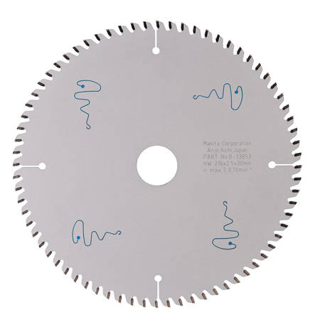 MAKITA Pyörösahanterä HM 216 mm, Z-72 B-33853 / B-29474 - Jiiri- ja pöytäsahojen terät - 088381416627 - 5