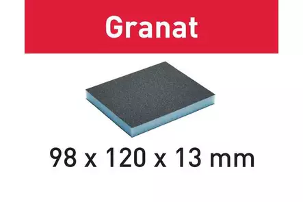 FESTOOL Hiomasieni 98x120x13 800 GR/6 Granat 201507 - Festool Käsihionta - 4014549264027 - 1