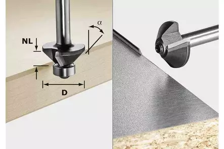 FESTOOL Viistejyrsin S8 HW 45° D26-KL OFK 499799 - Festool Viistejyrsinterät - 4014549202197 - 1