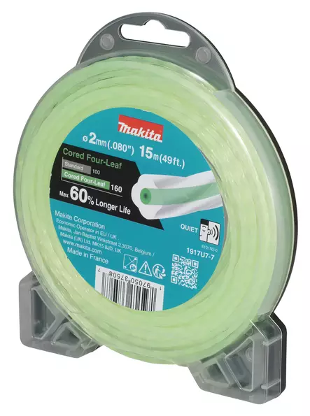 MAKITA Siima 2,0 mm x 15 m neliapila vahvistettu 1917U7-7 Vahvistettu -  - 1-1-197050375087 - 2