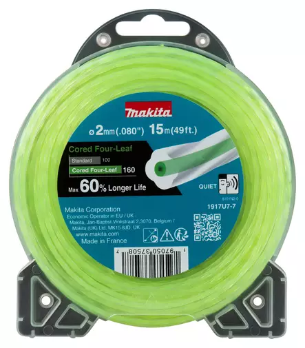 MAKITA Siima 2,0 mm x 15 m neliapila vahvistettu 1917U7-7 Vahvistettu -  - 1-1-197050375087 - 1
