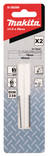 MAKITA Metalliporanterä HSS-R 1,50 x 40 mm, 2 kpl D-38299 - Metalliporanterät - 088381398787 - 2