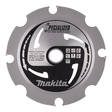 MAKITA Pyörösahanterä HM 165 mm, Z-4 B-33685 / B-22997 - Käsipyörösahojen terät - 088381403757 - 5
