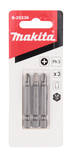 MAKITA Ruuvauskärki Basic 50 mm PH3, 3 kpl B-25236 - Konekärjet ja bitsinpitimet - 088381409407 - 2