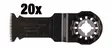 MAKITA Sahanterä upotukseen, leveys 32mm, 20kpl B-64870-20 - Makita Starlock terät - 088381541237 - 1
