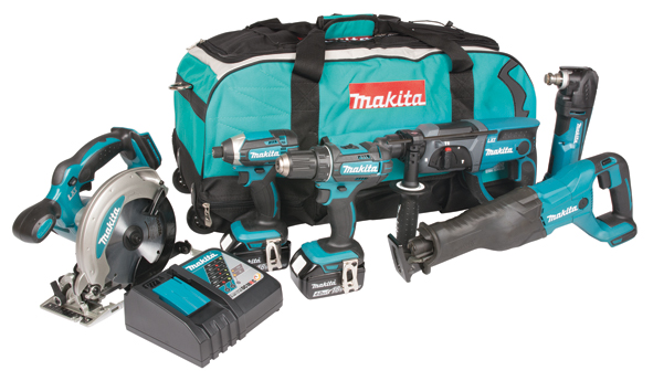 MAKITA Akkukonesarja LXT 18V DLX6038M - LXT Akkukonesarjat - 088381813587 - 1