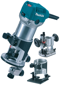 MAKITA KÄSIJYRSINSARJA RT0702CX2J - Ylä-, liitos- ja reunajyrsimet - 088381642187 - 1