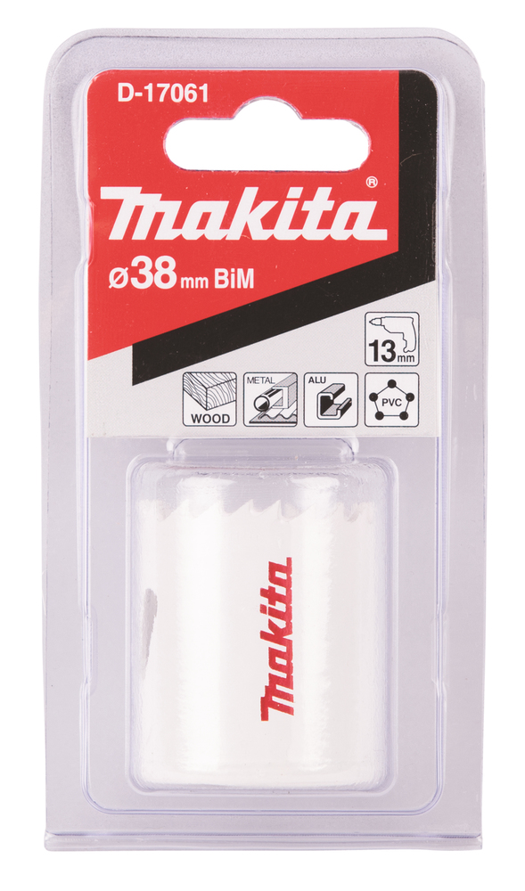 MAKITA Reikäsahanterä , BiM , 38 mm D-17061 - Reikäsahanterät - 088381194877 - 1