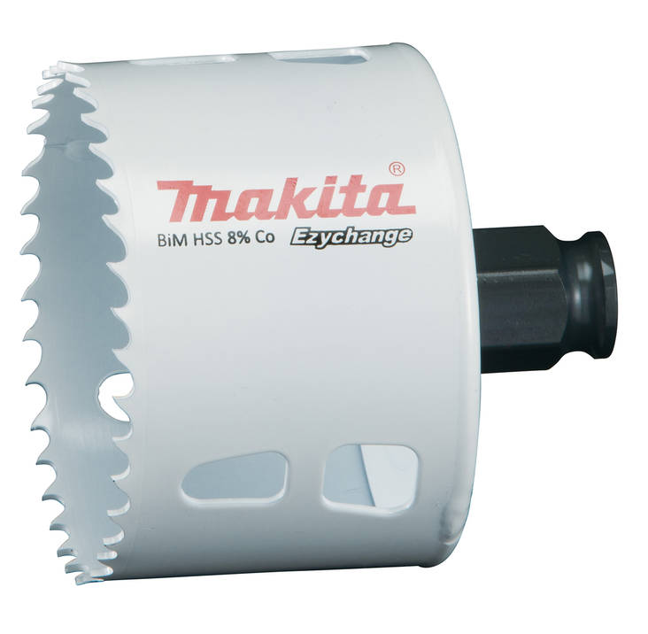 MAKITA Reikäsahanterä BiM 70 mm, Coboltti 8%, Ezychange E-03919 - Reikäsahanterät - 088381562157 - 1