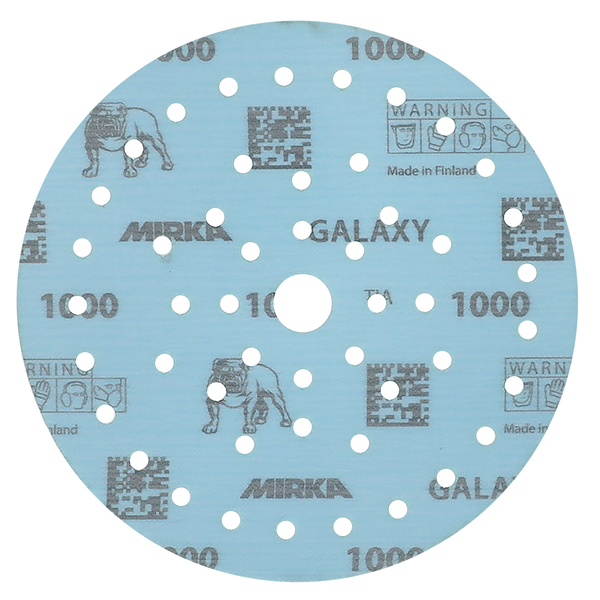 MIRKA GALAXY 150 mm tarra multifit P1000 50 kpl/pakk - Hiomapyöröt 150mm - 6416868554427 - 1
