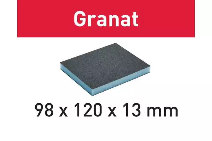FESTOOL Hiomasieni 98x120x13 800 GR/6 Granat 201507 - Festool Käsihionta - 4014549264027 - 1