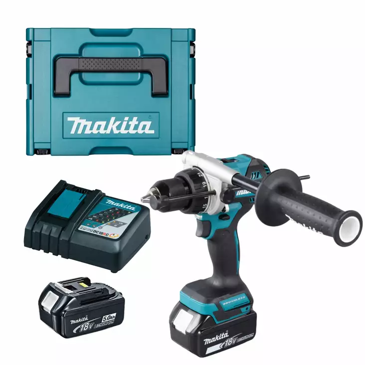MAKITA Akkuiskuporakone LXT 18V DHP486RTJ - LXT Akkukonepaketit - 088381739627 - 1