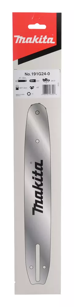 MAKITA Laippa 14", 35 cm, 3/8", -52, 1,3 mm 191G24-0 - Makita Moottorisahojen laipat - 4002829491577 - 4