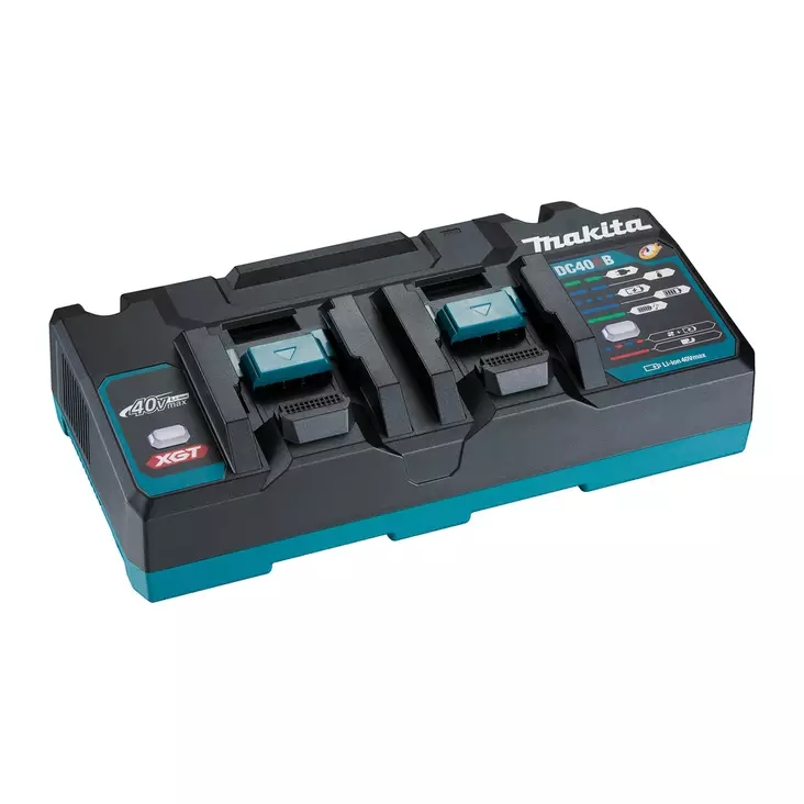 MAKITA Latauslaite DC40RB XGT 191N09-8 kahdelle akulle - Makita XGT 40V Akut ja latauslaitteet - 088381579117 - 1