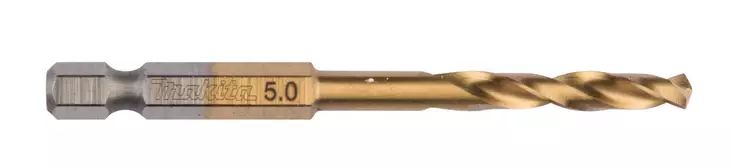 MAKITA Metalliporanterä HSS-Tin 5,0 mm, 1/4" bitsikiinnitys B-50952 - Makita Metalliporanterät - 088381464307 - 1