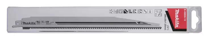 MAKITA Puukkosahanterä HM 305 x 1,25 mm, Metallinen puu, muovi ja lasikuitu, 10 kpl B-49856-10 - Makita Puukkosahanterät - 088381490337 - 1