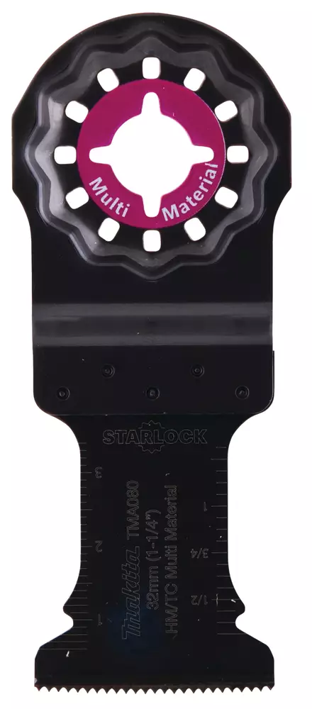 MAKITA Sahanterä, upotukseen, kaareva, leveys 32 mm B-69761 - Makita Starlock terät - 088381549257 - 1