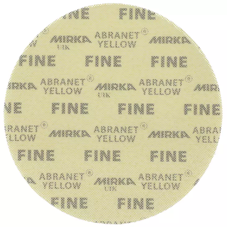 MIRKA Abranet Yellow 225 mm tarra P240 FINE 20 kpl/pakk - Hiomapyöröt 225mm - 6416868307467 - 1