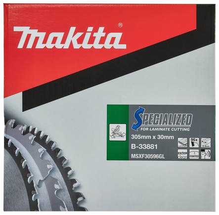 MAKITA Pyörösahanterä HM 305 mm, Z-96 B-33881 / B-29505 - Jiiri- ja pöytäsahojen terät - 088381416658 - 5