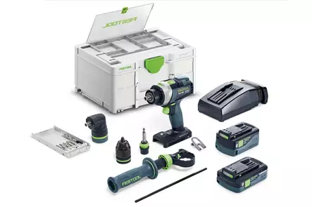 FESTOOL Akkuiskuporakone TPC 18/4 5,0/4,0 I-Set 577621 - Festool 18V Porat ja ruuvinvääntimet - 4014549402238 - 1