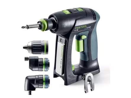 FESTOOL C18 Basic-Set Akkuruuvinväännin 578831 - Festool 18V Porat ja ruuvinvääntimet - 4014549466018 - 2