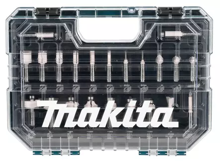 MAKITA D-74778 Jyrsinteräsarja, 22-osaa - Makita Jyrsimien tarvikkeet - 088381590228 - 1