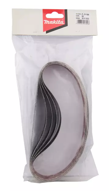 MAKITA Hiomanauha 30 mm x 533 mm K80 , 5 kpl P-01199 - Makita Hiomapaperit - 088381913928 - 2