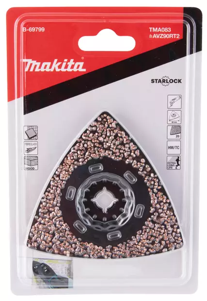 MAKITA Kovametallihiontaterä, kolmio 90 mm B-69799 - Makita Starlock terät - 088381549288 - 2