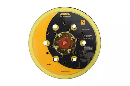 MIRKA Alustalla Net 150mm 5/16" tarra 48R pehmeä - Mirka Alustallat hiomakoneille - 6416868923858 - 1