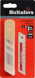 HULTAFORS JOUSTOTERÄ KATKOTERÄVEITSEEN SBN18 4 x 3 kpl - Hultafors Puukot ja Veitset - 7317843897418 - 3
