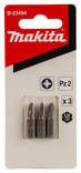 MAKITA Ruuvauskärki 25 mm PZ2, 3 kpl B-23494 - Konekärjet ja bitsinpitimet - 088381408028 - 2