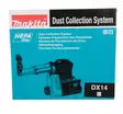 MAKITA Pölynimulisälaite DX14 191E60-4 - Makita XGT Koneiden tarvikkeet - 088381560108 - 10