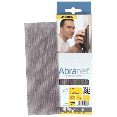 HIOMAVERKKO ABRANET P120 10KPL 70*198MM - Hiomaliuskat 70x198mm - 6416868551358 - 1