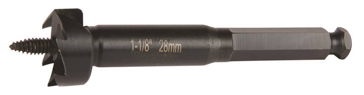 MAKITA Itsesyöttävä puuporanterä 28 mm (1-1/8") D-74310 - Läpivientiporanterät - 088381587358 - 1