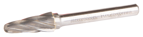 MAKITA Kovametalliviila 10x25mm, muoto L B-52825 - Kovametalliviilat - 088381470278 - 1